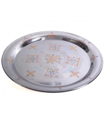 Tray Mauritanian legs - painted hand - 36 cm