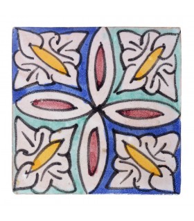 Al-Andalus - 10 cm - verschiedene Designs - handgefertigte Fliesen - Modell 33