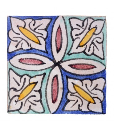 Al-Andalus - 10 cm - verschiedene Designs - handgefertigte Fliesen - Modell 33