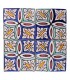 Al-Andalus - 10 cm - verschiedene Designs - handgefertigte Fliesen - Modell 33