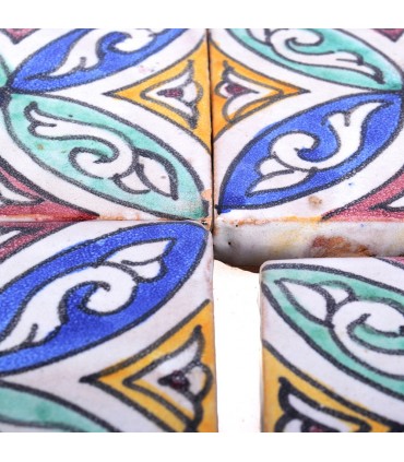 Al-Andalus - telha artesanal de 10cm - vários modelos - - modelo 34