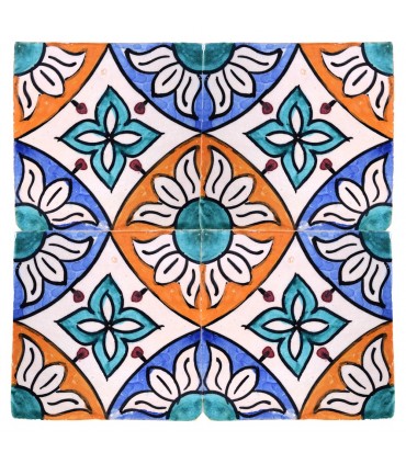 Al-Andalus - telha artesanal de 10cm - vários modelos - - modelo 35