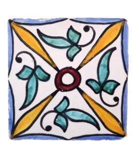 Al-Andalus - 10 cm - verschiedene Designs - handgefertigte Fliesen - Modell 36