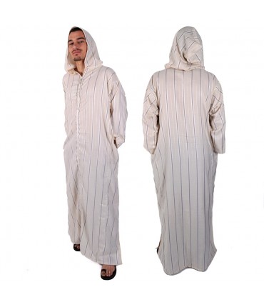 Marokkanische Djellaba mit Kapuze - klassisch - verschiedene Modelle