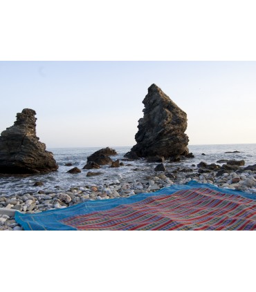 Cotone tessuto - formato africano - qualità speciale - 220 x 256 cm