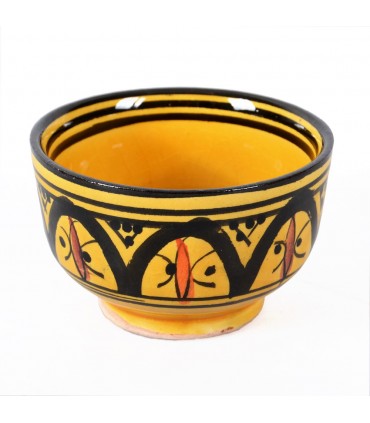 Mini tigela árabes merceeiro - cerâmica - pintados à mão - várias cores - 8 cm