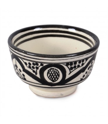 Mini Bowl Arab grocer - pottery - hand - painted various colors - 8 cm