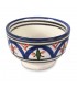 Mini bol arabe épicier - poterie - peint à la main - diverses couleurs - 8 cm