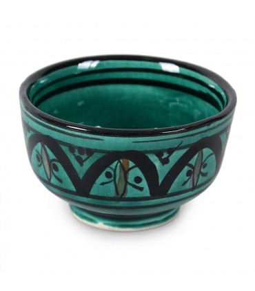 Mini Bowl Arab grocer - pottery - hand - painted various colors - 8 cm