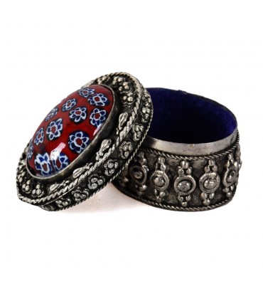 Enregistré alpaga Mini Box - Conception Oriental - 4 cm