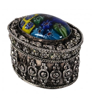 Enregistré alpaga Mini Box - Conception Oriental - 4 cm