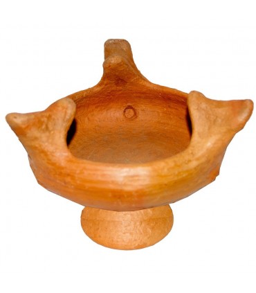 Räuchergefäß afrikanische Schlamm - 24 cm - Pfanne - Handwerker