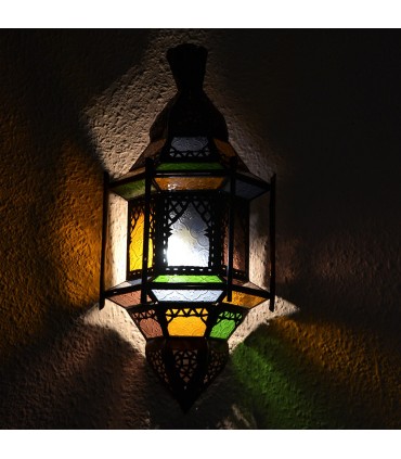 Appliquer le tirant d’eau de verre - barres - Windows - multicolore - 43 cm