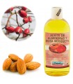 Olio di Mosqueta rosa e mandorle dolce 250 ml. - l 1.