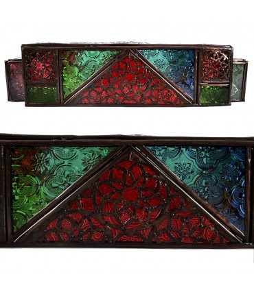 Aplique Cristal Calado - Multicolor - Rombo - 43 cm