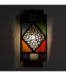 Aplique Cristal Calado - Multicolor - Rombo - 43 cm