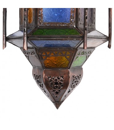 Appliquer le tirant d’eau de verre - barres - Windows - multicolore - 43 cm