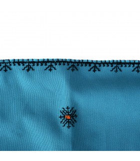 Juego Salvamanteles Y 4 Servilletas - Algodón Y Bordados - Oroducto Artesanal - Varios Colores