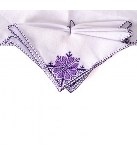 Juego Salvamanteles Y 4 Servilletas - Algodón Y Bordados - Oroducto Artesanal - Varios Colores