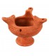 Africano argila Censer - 15 cm - Brasero - Artisan