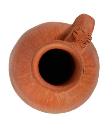Vase with mud to water - health and wellness - 100% handmade - 27 cm