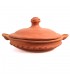 Clay Tajín - Deckel mit Griff - Modell 2 - Hausgemachte und gesunde Küche - 21 cm