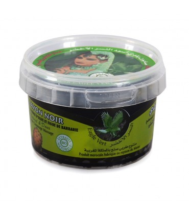 Jabón Beldi Negro - BIO - Aceite De Oliva Y Extractos De Rosa - Dulce Y Natural - 250 g