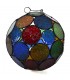 Esfera de cores de vidro da lâmpada - árabe - andaluza - 2 tamanhos