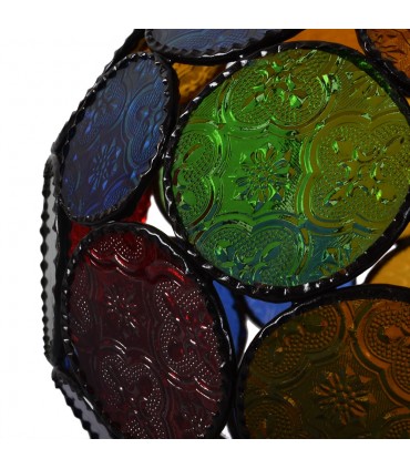 Esfera de cores de vidro da lâmpada - árabe - andaluza - 2 tamanhos