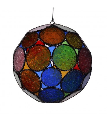 Sfera lampada vetro colori - arabo - andalusa - 2 taglie