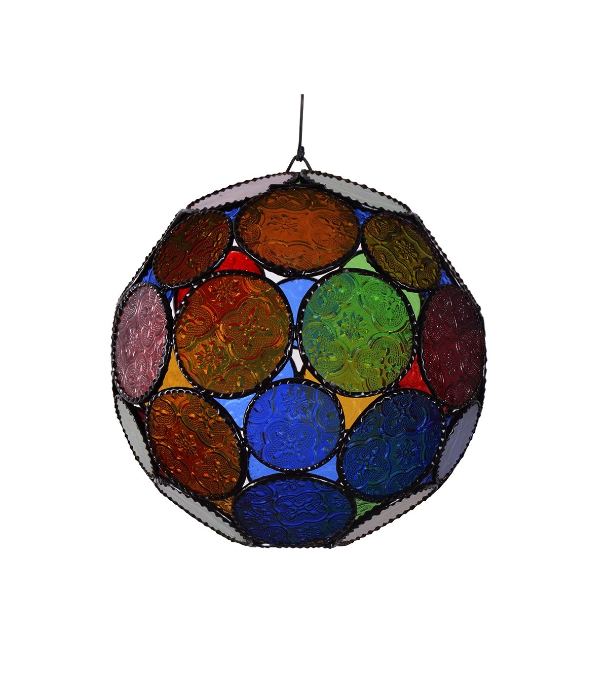 Kugel Lampe Glas Farben - arabisch - andalusischen