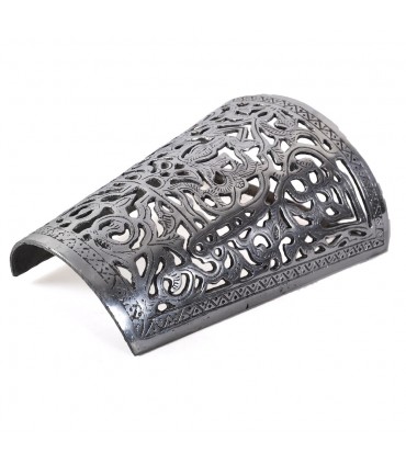 Wall aluminum draught - Floral - polished finish