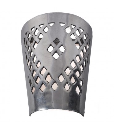 Wand Aluminium Tiefgang - Floral - poliert