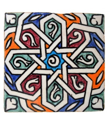 Al-Andalus - piastrelle artigianali di 10cm - parecchi disegni - - modello 36