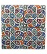 Al-Andalus - carreaux faits à la main 10 cm - plusieurs motifs - - modèle 36