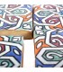 Al-Andalus - carreaux faits à la main 10 cm - plusieurs motifs - - modèle 36