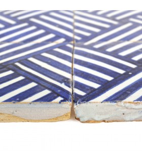 Al-Andalus - 10 cm - verschiedene Designs - handgefertigte Fliesen - Modell 36