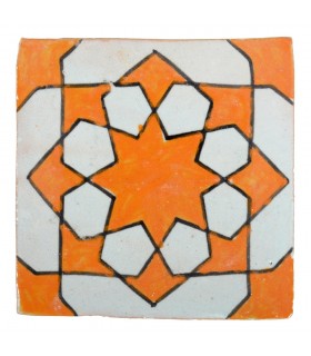 Al-Andalus - 10 cm - verschiedene Designs - handgefertigte Fliesen - Modell 36