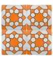 Al-Andalus - 10 cm - verschiedene Designs - handgefertigte Fliesen - Modell 36