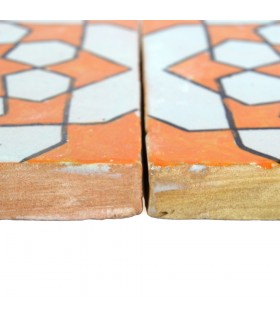 Al-Andalus - 10 cm - verschiedene Designs - handgefertigte Fliesen - Modell 36
