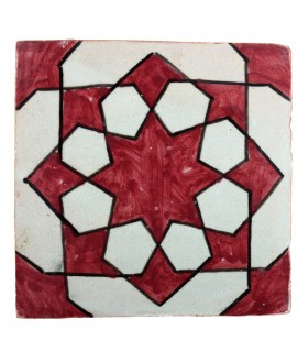 Al-Andalus - 10 cm - verschiedene Designs - handgefertigte Fliesen - Modell 36