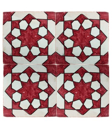 Al-Andalus - telha artesanal de 10cm - vários modelos - - modelo 36