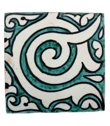 Al-Andalus - 10 cm - several designs - handcrafted tile - model 36
