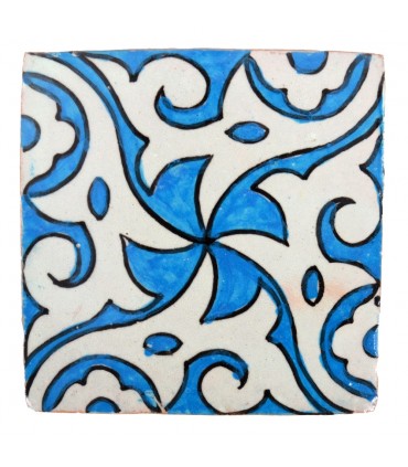 Al-Andalus - carreaux faits à la main 10 cm - plusieurs motifs - - modèle 36