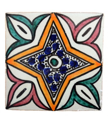Al-Andalus - piastrelle artigianali di 10cm - parecchi disegni - - modello 36