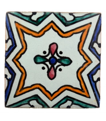 Azulejo Andalusí - 10 cm - Varios Diseños- Artesanal- Modelo 54