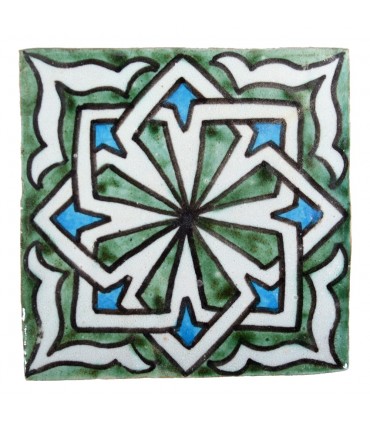 Al-Andalus - piastrelle artigianali di 10cm - parecchi disegni - - modello 36