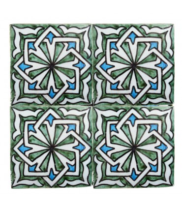 Al-Andalus - 10 cm - several designs - handcrafted tile - model 36