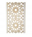 Malha árabe Openwork - Madeira cortada a laser - Modelo 1