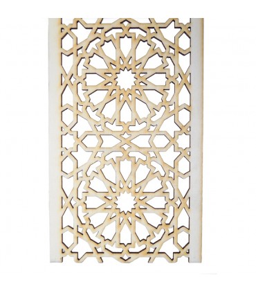 Arabwork Openwork Celosia - Laser Cut Wood - Modello 1
